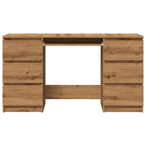 Schreibtisch Artisan-Eiche 140x50x77 cm Holzwerkstoff