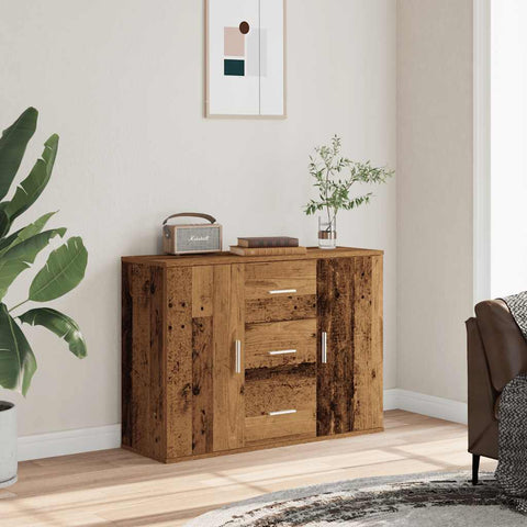 vidaXL Sideboard Altholz-Optik 90x29,5x65 cm Holzwerkstoff