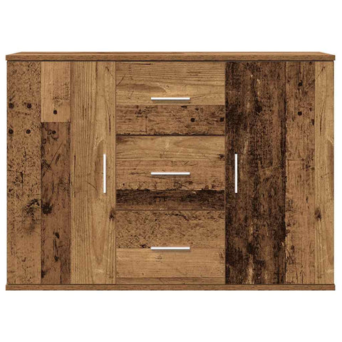 vidaXL Sideboard Altholz-Optik 90x29,5x65 cm Holzwerkstoff