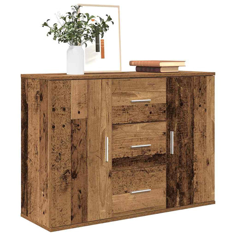 vidaXL Sideboard Altholz-Optik 90x29,5x65 cm Holzwerkstoff