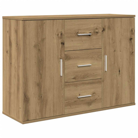 vidaXL Sideboard Artisan-Eiche 90x29,5x65 cm Holzwerkstoff