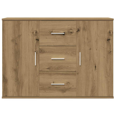 vidaXL Sideboard Artisan-Eiche 90x29,5x65 cm Holzwerkstoff