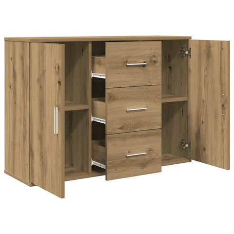 vidaXL Sideboard Artisan-Eiche 90x29,5x65 cm Holzwerkstoff