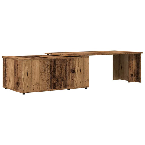 vidaXL Couchtisch Altholz-Optik 150x50x35 cm Holzwerkstoff