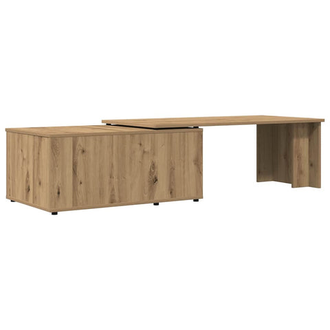 vidaXL Couchtisch Artisan-Eiche 150x50x35 cm Holzwerkstoff