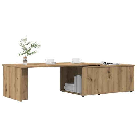 vidaXL Couchtisch Artisan-Eiche 150x50x35 cm Holzwerkstoff