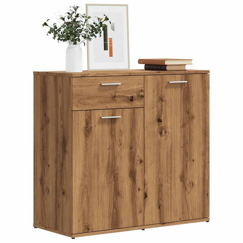 vidaXL Sideboard Artisan-Eiche 80x36x75 cm Holzwerkstoff