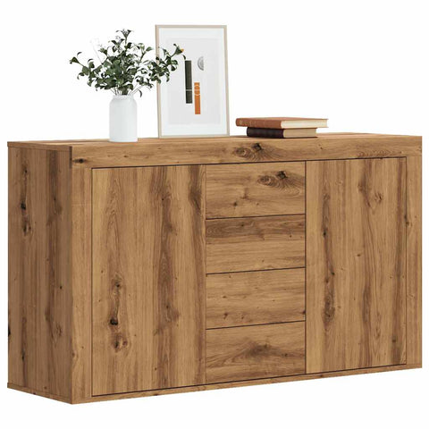 vidaXL Sideboard Artisan-Eiche 120x36x69 cm Holzwerkstoff