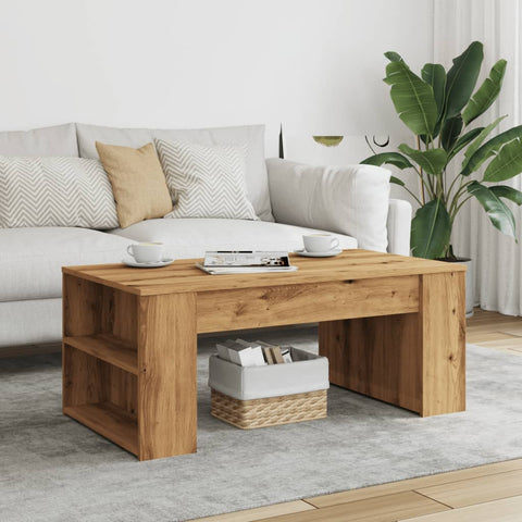 vidaXL Couchtisch Artisan-Eiche 102x55x42 cm Holzwerkstoff