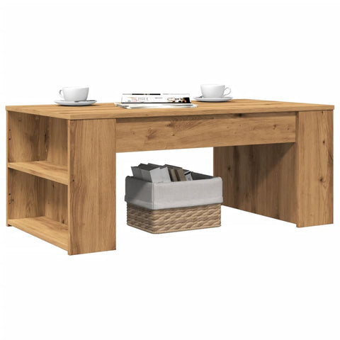 vidaXL Couchtisch Artisan-Eiche 102x55x42 cm Holzwerkstoff