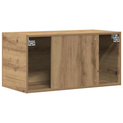 vidaXL Wandschrank Artisan-Eiche 80x39x40 cm Holzwerkstoff