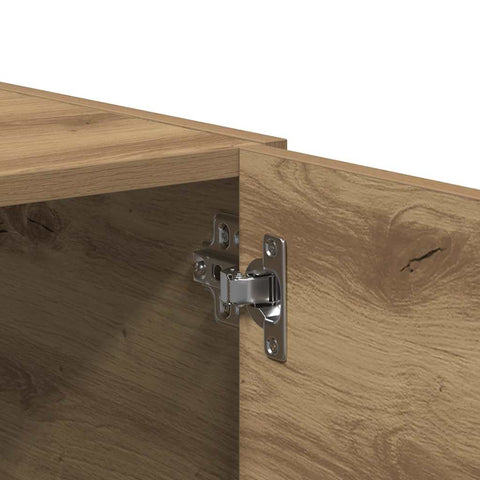 vidaXL Wandschrank Artisan-Eiche 80x39x40 cm Holzwerkstoff