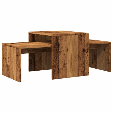 vidaXL Couchtisch Altholz-Optik 100x48x40 cm Holzwerkstoff