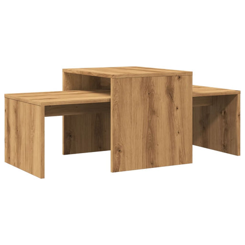 vidaXL Couchtisch Artisan-Eiche 100x48x40 cm Holzwerkstoff