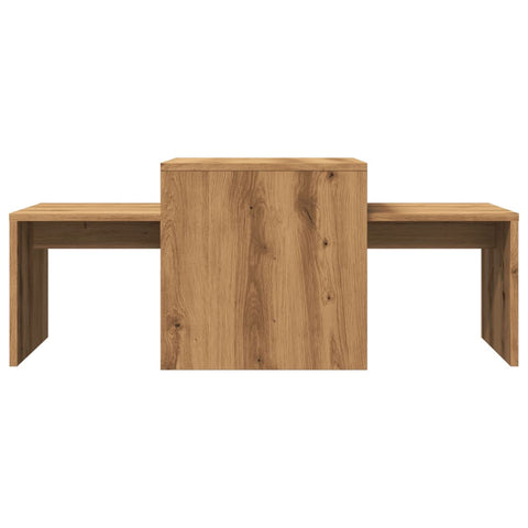 vidaXL Couchtisch Artisan-Eiche 100x48x40 cm Holzwerkstoff