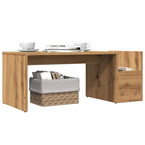 vidaXL Couchtisch Artisan-Eiche 90x45x35 cm Holzwerkstoff