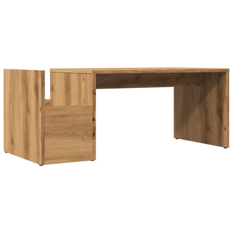 vidaXL Couchtisch Artisan-Eiche 90x45x35 cm Holzwerkstoff