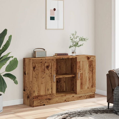 vidaXL Sideboard Altholz-Optik 120x30,5x70 cm Holzwerkstoff