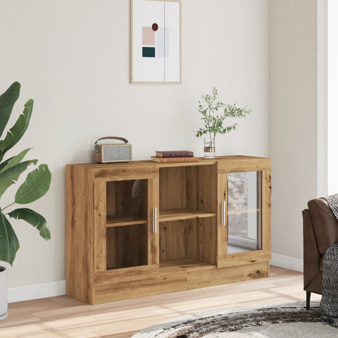 vidaXL Sideboard Artisan-Eiche 120x30,5x70 cm Holzwerkstoff