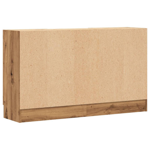 vidaXL Sideboard Artisan-Eiche 120x30,5x70 cm Holzwerkstoff