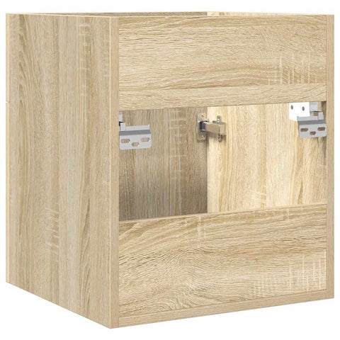 vidaXL Waschbeckenschrank Sonoma-Eiche 41x38,5x46 cm Holzwerkstoff