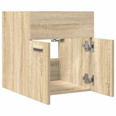 vidaXL Waschbeckenschrank Sonoma-Eiche 41x38,5x46 cm Holzwerkstoff