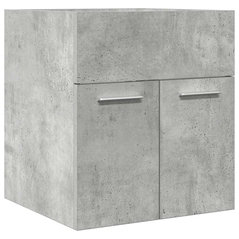 vidaXL Waschbeckenschrank Betongrau 41x38,5x46 cm Holzwerkstoff