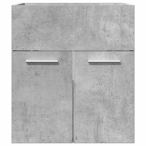 vidaXL Waschbeckenschrank Betongrau 41x38,5x46 cm Holzwerkstoff