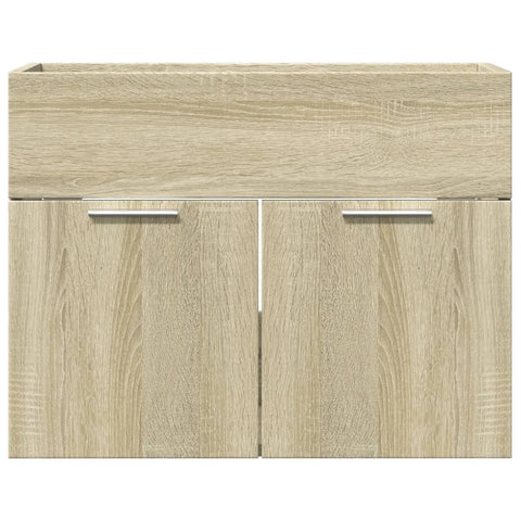 vidaXL Waschbeckenunterschrank Sonoma-Eiche 60x38,5x46cm Holzwerkstoff