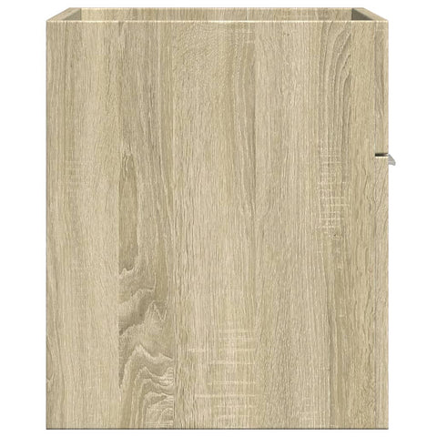 vidaXL Waschbeckenunterschrank Sonoma-Eiche 60x38,5x46cm Holzwerkstoff