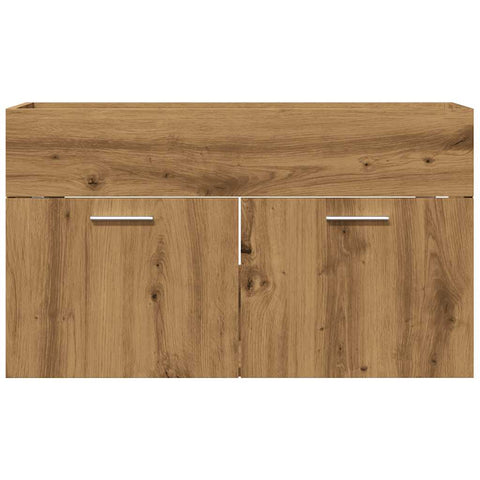 vidaXL Waschbeckenunterschrank Artisan-Eiche 80x38,5x46 Holzwerkstoff