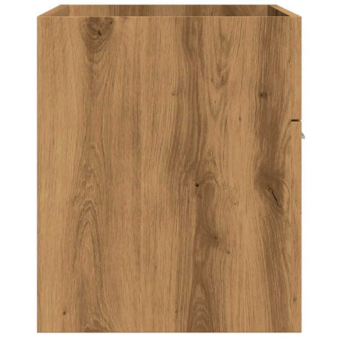 vidaXL Waschbeckenunterschrank Artisan-Eiche 80x38,5x46 Holzwerkstoff