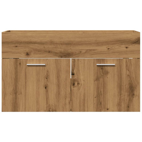 vidaXL Waschbeckenunterschrank Artisan-Eiche 90x38,5x46 Holzwerkstoff