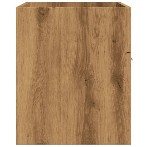 vidaXL Waschbeckenunterschrank Artisan-Eiche 90x38,5x46 Holzwerkstoff