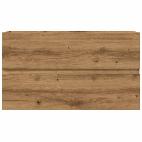 vidaXL Waschbeckenunterschrank Artisan-Eiche 90x38,5x45 Holzwerkstoff