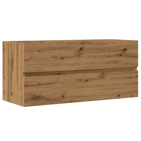 vidaXL Waschbeckenschrank Artisan-Eiche 100x38,5x45 cm Holzwerkstoff