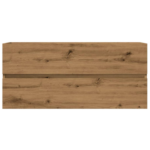 vidaXL Waschbeckenschrank Artisan-Eiche 100x38,5x45 cm Holzwerkstoff