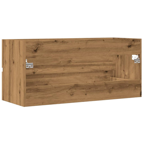 vidaXL Waschbeckenschrank Artisan-Eiche 100x38,5x45 cm Holzwerkstoff