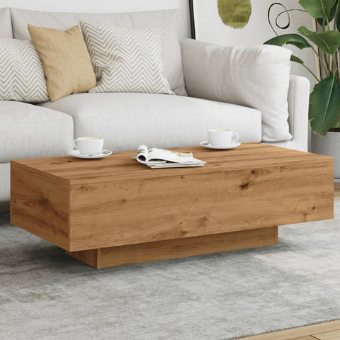 vidaXL Couchtisch Artisan-Eiche 100x49,5x31 cm Holzwerkstoff