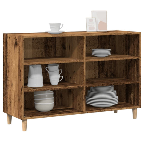 vidaXL Sideboard Altholz-Optik 103,5x35x70 cm Holzwerkstoff