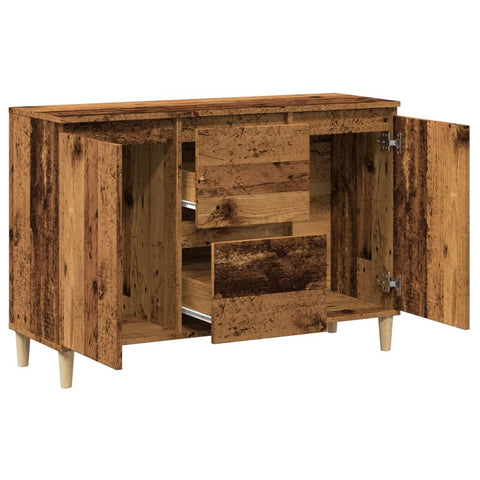 vidaXL Sideboard Altholz-Optik 102x35x70 cm Holzwerkstoff