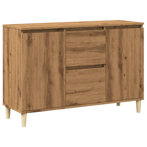 vidaXL Sideboard Artisan-Eiche 102x35x70 cm Holzwerkstoff