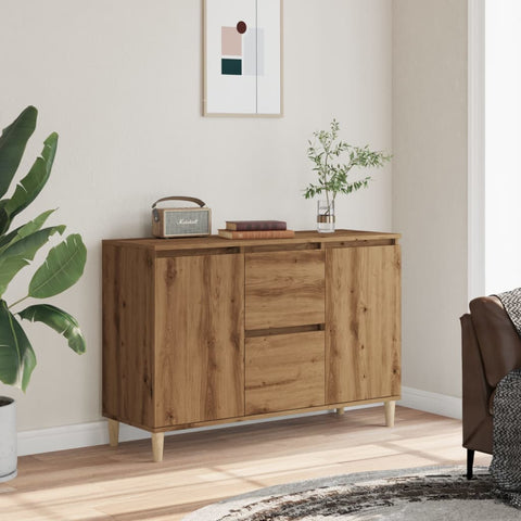 vidaXL Sideboard Artisan-Eiche 102x35x70 cm Holzwerkstoff