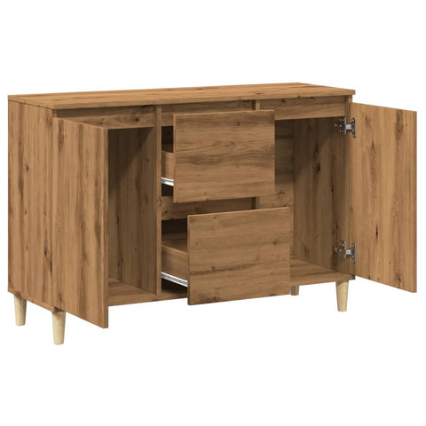 vidaXL Sideboard Artisan-Eiche 102x35x70 cm Holzwerkstoff