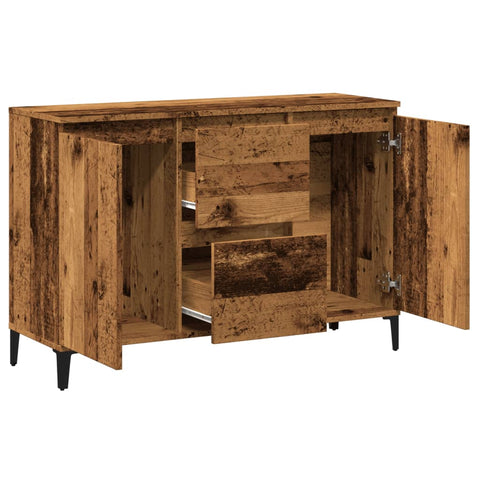 vidaXL Sideboard Altholz-Optik 102x35x70 cm Holzwerkstoff