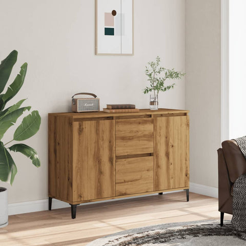 vidaXL Sideboard Artisan-Eiche 102x35x70 cm Holzwerkstoff