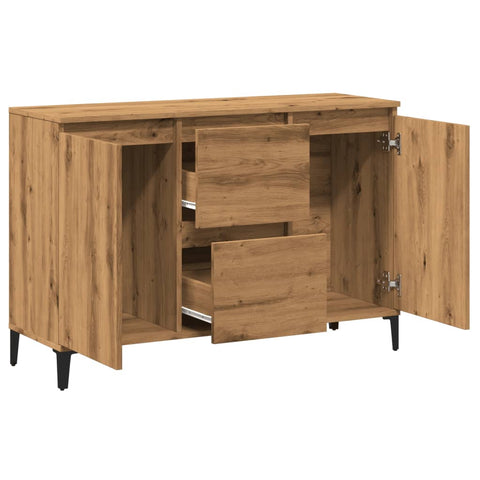 vidaXL Sideboard Artisan-Eiche 102x35x70 cm Holzwerkstoff