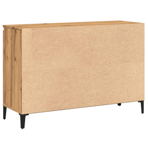 vidaXL Sideboard Artisan-Eiche 102x35x70 cm Holzwerkstoff