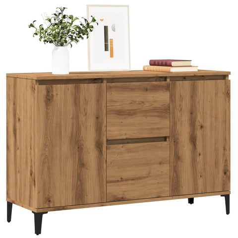 vidaXL Sideboard Artisan-Eiche 102x35x70 cm Holzwerkstoff