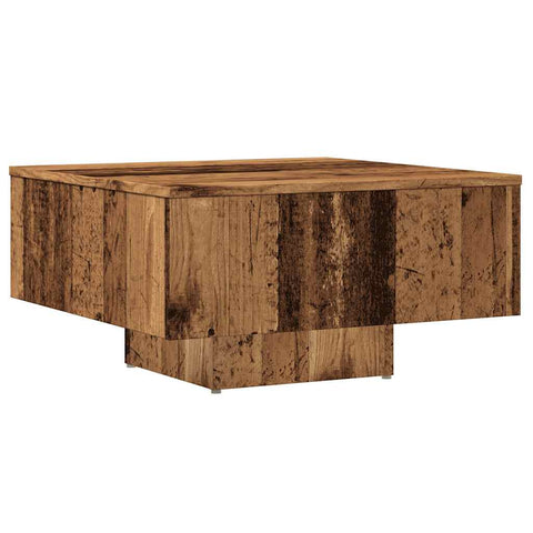 vidaXL Couchtisch Altholz-Optik 60x60x31,5 cm Holzwerkstoff